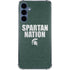 Michigan State University Spartans Nation Galaxy A35 5G Clear Case